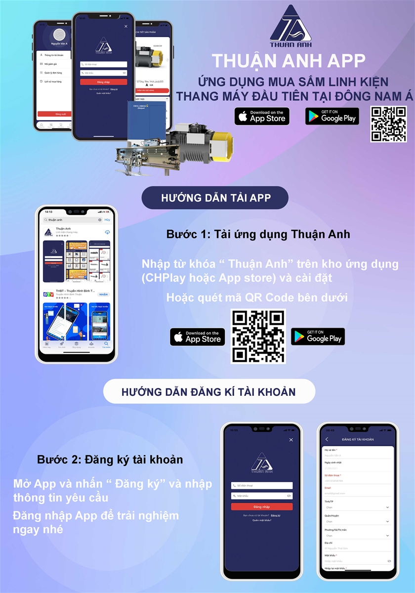 hướng dẫn sử dụng app thuận anh