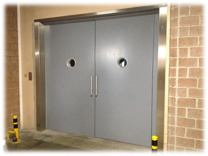 2-leaf hand-opening doors