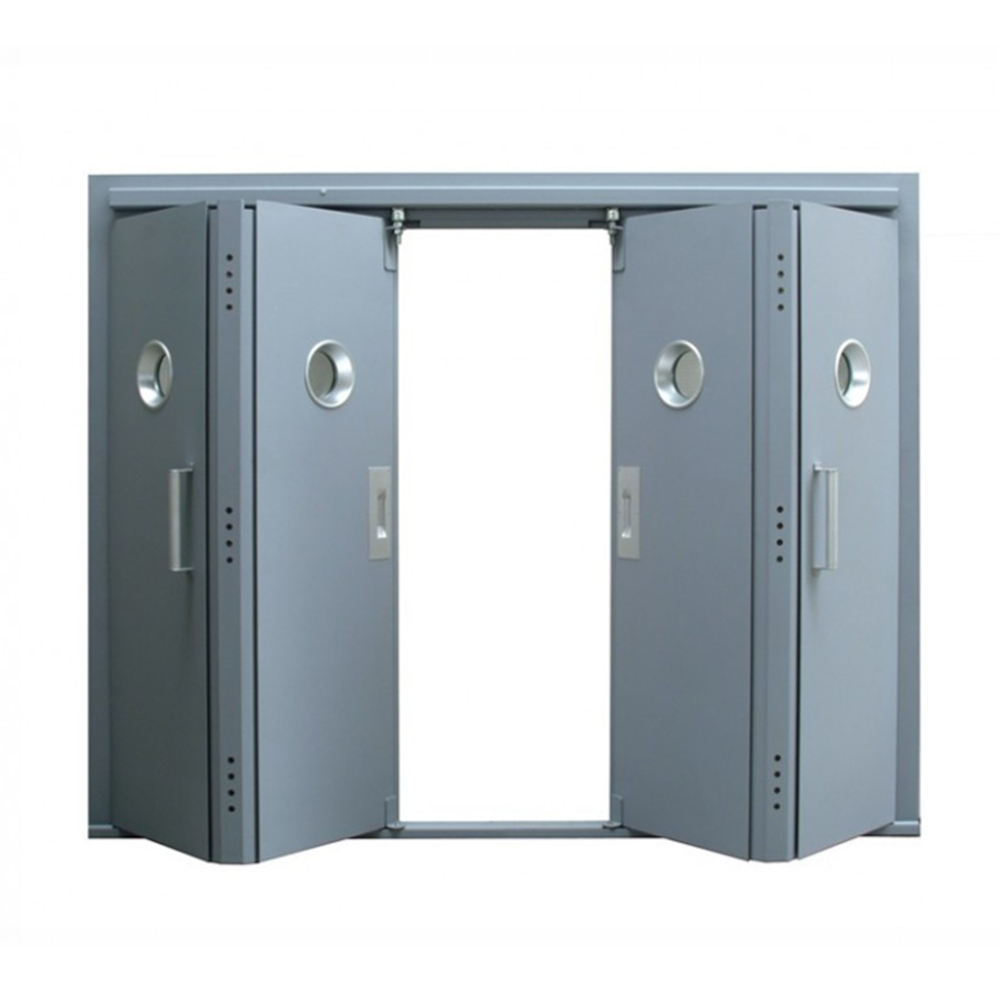 Automatic load folding door