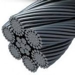 Wire rope 8x19(S)+FC, 8mm, 1770N/mm